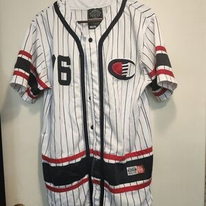 Champion Striped Baseball Jersey
